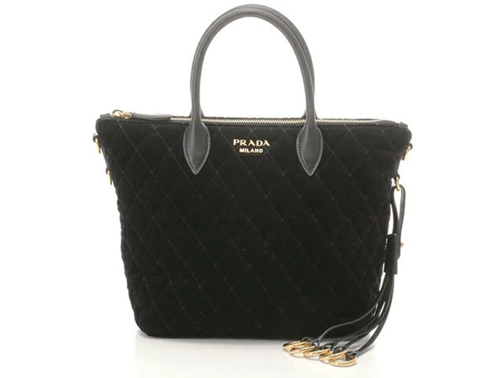 Prada Bag Shoulder Calf Velour